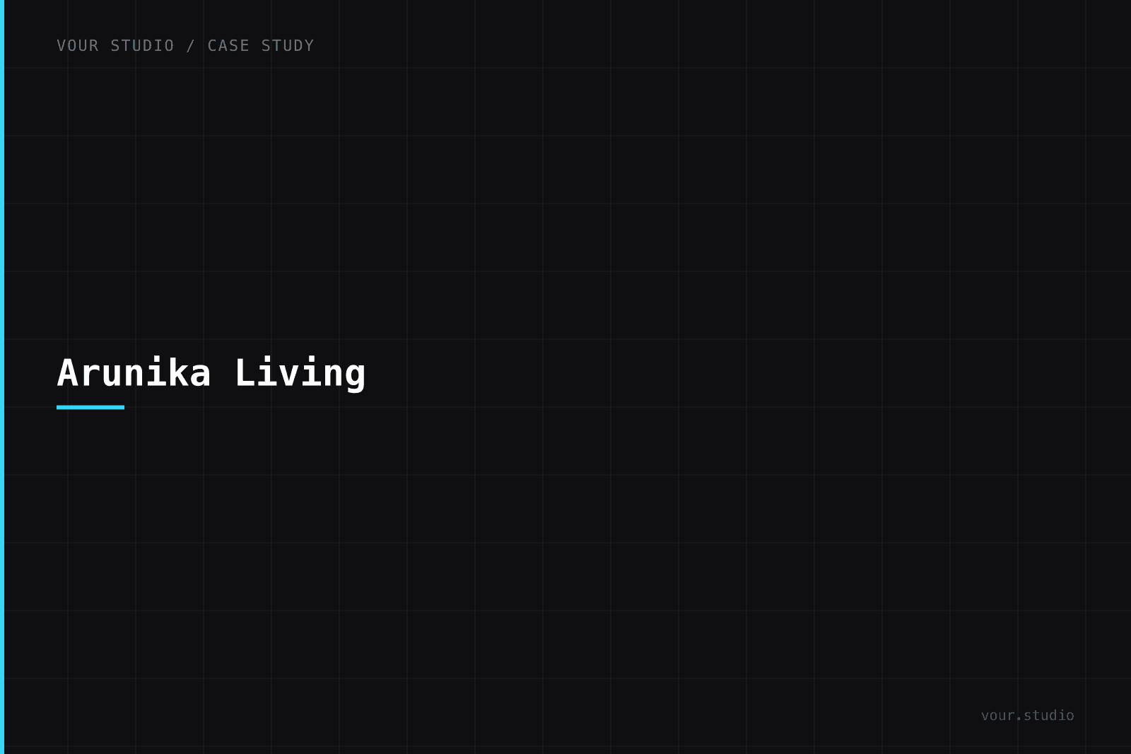 Tampilan project Arunika Living