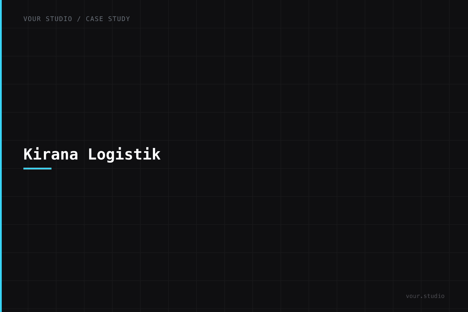Tampilan project Kirana Logistik